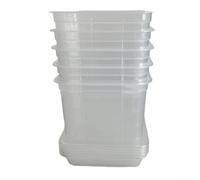 Vaso per orchidee in plastica trasparente per una crescita ottimale, favorisce uno sviluppo più sano delle radici e migliora il drenaggio