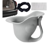 Vaso per pesci, portatile, 14 cm, antiscivolo, per bambini, per la casa, i viaggi, l'esterno, il bagno, la caravana, i servizi igienici e la casa.