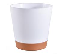 Vaso per piante autoirrigante trasparente indicatore del livello dell'acqua | Per serbatoio trasparente mostra il livello dell'acqua, previene le radici, mantiene le piante sane, ideale per i