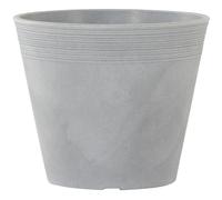 Vaso per Piante Basamento Fiore da Secchio Malaga 43 Grigio Ø 43 X 36 CM