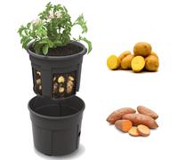 Vaso per piante di patate Vaso per fiori Vaso per patate 28 L, Altezza 31,6 cm,
