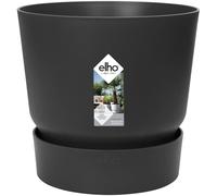 Vaso per piante Elho Greenville in plastica con serbatoio Ø 14 x H 13 cm nero Nero