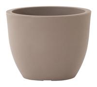Vaso per Piante Fioriera Basamento Fiore Bristol 30 Taupe-Granito Ø 30x23 CM