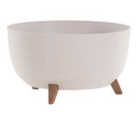 Vaso Per Piante Fioriera Contenitore Per Piante OSLO Crema 47x26,5 Cm