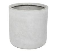 Vaso per piante in argilla grigio 34 x 34 x 33 cm Messene