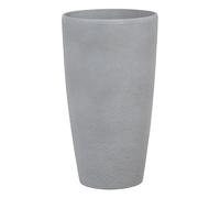 Vaso per Piante in Simil Pietra Grigio Alto e Moderno 58 x ø 31 cm Abdera