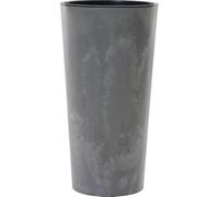 Vaso per piante LOCON Stone grigio effetto cemento, 30 x 57 cm, vaso di plastica con inserto