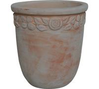 Vaso per piante rotondo terracotta Ø 19x19 cm tg XS Terracotta