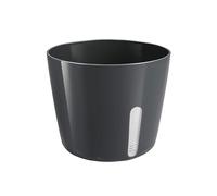 Vaso Per Piante Tondo Metallo Nero 13,5x11cm