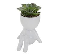 Vaso per piante - Vasi in ceramica a forma di umano | Vaso da fiori a forma di corpo umano | Vasi di fiori artificiali a forma di umano moderno creativo | Vaso di fiori decorativo