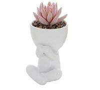 Vaso per piante - Vasi in ceramica a forma di umano | Vaso da fiori a forma di corpo umano | Vasi di fiori artificiali a forma di umano moderno creativo | Vaso di fiori decorativo