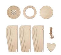 Vaso per puzzle - Kit di vasi per fiori in legno fai da te 3D, set di artigianato divertente | Puzzle di vaso di fiori decorazione per la casa, vaso di puzzle 3D, regalo per appendere la casa
