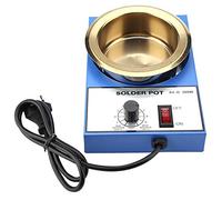 Vaso per saldatura, bagno dissaldante per vaso di saldatura 220 V 100 mm con capacità di 800 g 1200 g per bagno di saldatura e saldatura (spina UE)(300W)