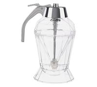 Vaso per sciroppo d'acero in vaso di miele - flusso per gravità, burette in elegante | miele senza a goccia, deposito da cucina, contenitore di distribuzione senza grovigli per