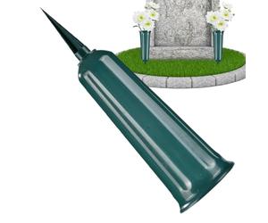 Vaso per tombe nel cimitero, con picchetto come supporto per fiori commemorativi e per contrassegnare le tombe, vasi per cimiteri, per piante floreali da esterno, per la progettazione decorativa di