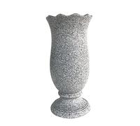 Vaso per tombe per cimitero commemorativo decorazione tomba colore marmo con punte di terra viene fornito con schiuma di fiori