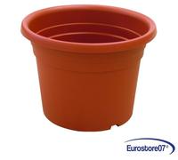 Vaso piante cilindro dahlia in plastica - colore terracotta- ø cm.20x14h.pz 12