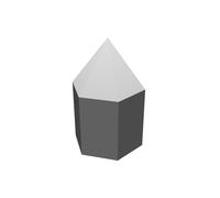 Vaso Piramide Esagonale per Test Stampante 3D - Fioriera Decorativa Geometrica