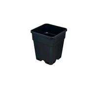 vaso plastica quadrato nero vasi resistenti esterno interno coltivazione piante