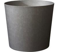 Vaso Poétic Element Conico 100 L Grigio Antracite Plastica Riciclata