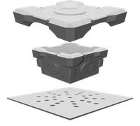 Vaso Porta Piante con Riserva Acqua - Cubo Companion Stampato 3D Fioriera
