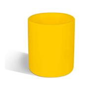 Vaso Porta vaso, in polietilene BAROCCO Dimensione 35x h40 cm Modello Ionico spessore 2 mm colore Giallo giallo