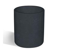 Vaso Porta vaso, in polietilene BAROCCO Dimensione 35x h40 cm Modello Ionico spessore 2 mm colore Grafite grigio