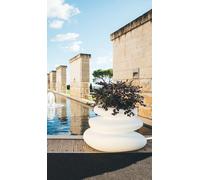 VASO Portavaso MODERNO IN RESINA DESIGN EDEN FORMA DI SASSI 75x62xh47cm Design