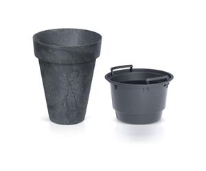 Vaso Prosperplast Cube Slim effetto cemento antracite DCUS355E-S433