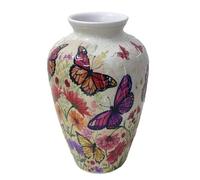 Vaso puzzle 3D, farfalla monarca floreale decorativa fai da te, in plastica ad incastro, non richiede colla, decorazioni for la casa uniche e regalo creativo for gli amanti della natura