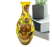 Vaso puzzle 3D - Puzzle artistico con contenitori di fiori, vaso puzzle contemporaneo | Decorazione artigianale fatta a mano, pezzo di decorazione di puzzle complesso, in