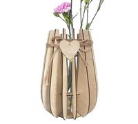 Vaso puzzle - Vaso di fiori | Vaso di fiori puzzle in legno | Set di costruzione di bouquet di fiori | Vaso decorativo in legno | Espositore per bouquet in legno | Espositore per vasi per rose