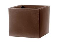 Teraplast vaso Schio Cubo 25 cm Made in Italy riciclabile
