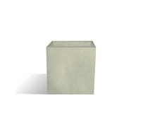 Vaso Quadrato Liscio 40x40 H.40 Tortora - Eleganza Moderna per Giardino e Casa