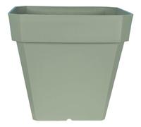 Vaso quadrato Riviera Soleilla 50x50 cm 65 L Vert Argile