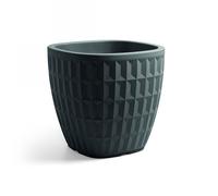 Vaso Quadrato Tyle 30 cm Antracite