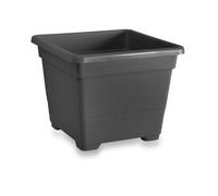 Blim Square Vaso per Fiori, Dark Brown, 22 x 22 x 18 cm