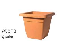 Telcom Athena IQT 45 Vaso di plastica per Piante 45x45 cm Colore: Terracotta