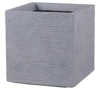 Vaso quadro Concrete grigio 32 cm Grigio