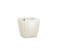 Vaso Quadro Premium 28 Lechuza Set Completo 28 cm Bianco Lucido