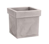 VASO QUADRO THEMIS CM 40 COLORE CENERE