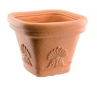 VASO QUADRO ZEUS POTTERY COLLECTION GDM RESINA TERRACOTTA CM 30X30 H.CM 28 PZ 1
