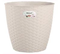 Vaso natural bianco - ø cm.29x26.5h. - lt.12.5 2 pezzi Stefanplast
