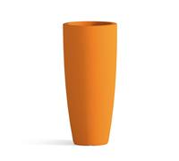 Tekcnoplast Vaso in polimero Monacis STILO ROUND TOP 40x34x90 cm 20 Lt Arancio interno/esterno