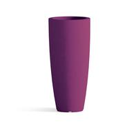 VASO RESINA ALTO MODERNO TONDO PLASTICA PIANTA GIARDINO VASI MADE IN ITALY