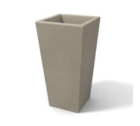 VASO RESINA ALTO QUADRATO ALTEZZA 90 CM REDDO INTERNO ED ESTERNI MADE IN ITALY