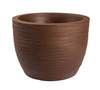 VASO RESINA COLORE CORTEN MODELLO HERA DIAMETRO 50, ALTEZZA 38 CENTIMETRI EFFETTO TRIDIMENSIONALE, AL TATTO LEGGERMENTE RUVIDO AD USO INTERNO ED ESTERNO COPRIVASO MODELLO ELEGANCE SENZA FORI