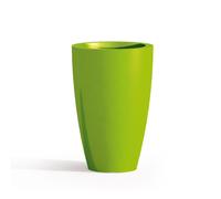 VASO RESINA H50 LUCIDO VERDE TONDO ARREDO MODERNO LIVING MADE IN ITALY DESIGN