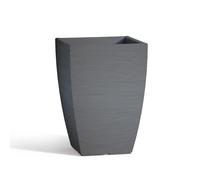 VASO VASI RESINA MODERNO QUADRATO RUVIDO MADE IN ITALY COLORATO H40 CM PIANTE