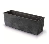 Vaso Rettangolare Effetto Cemento per uso Interno ed Esterno 77 cm